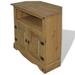 vidaXL Console Table Mexican Pine Corona Range 31.5"x16.9"x30.7"