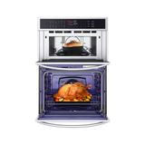 LG 1.7/4.7 cu. ft. Smart Combination Wall Oven with InstaView®, True Convection, Air Fry, and Steam Sous Vide