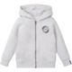 Sweatjacke TOM TAILOR Gr. 116/122, grau (light stone) Jungen Sweatjacken Sportjacken