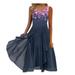 Dresses For Women 2023 Elegant Casual Chiffon V Neck Sleeveless Boho Dress