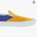 Vans Shoes | New In Box Vans Comfycush Slip On Multi Block Yellow/Purple Sneakers Shoes Sz 9 | Color: Purple/Yellow | Size: 9