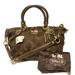 Coach Bags | Coach 15935 Mahogany Madison Signature Logo Dot Op Art Sophia Msrp $298 Approx. | Color: Brown | Size: Os