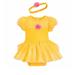 Disney Dresses | Disney Belle Baby Dress | Color: Yellow | Size: 6-9mb