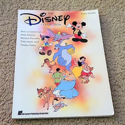Disney Other | 1990 Disney Collection Easy Piano Best Loved Songs Sheet Music Book Hal Leonard | Color: Black/Red | Size: Os