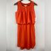 Jessica Simpson Dresses | Jessica Simpson Size Medium Women’s Red Clay High Low Sleeveless Dress | Color: Orange/Red | Size: M