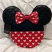 Disney Accessories | Loungefly Disney Mickey And Minnie Mouse Love Reversible Crossbody Bag Nwt | Color: Black/Red | Size: Os