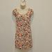 Free People Dresses | Free People Cutout Mini Dress Floral Women's Size S | Color: Green/Pink | Size: S