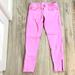 Lilly Pulitzer Jeans | Lilly Pulitzer Skinny Mini Zip Pink Jeans. Size 0 | Color: Pink | Size: 0