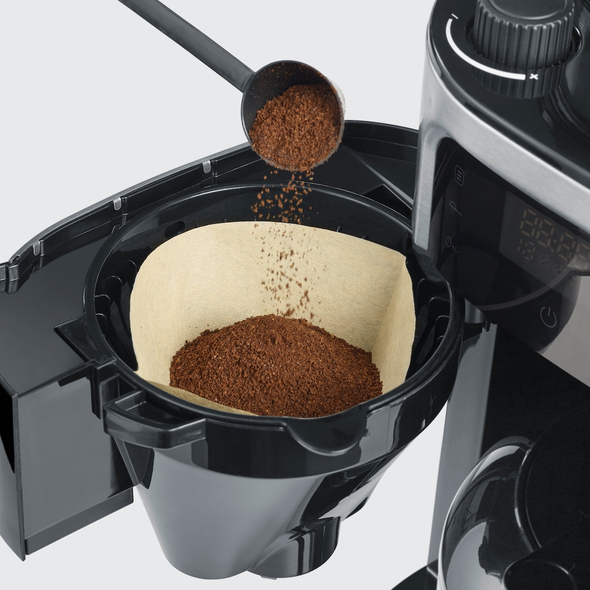 SEVERIN Filterkaffeemaschine mit Mahlwerk und Edelstahl-Thermokanne Image