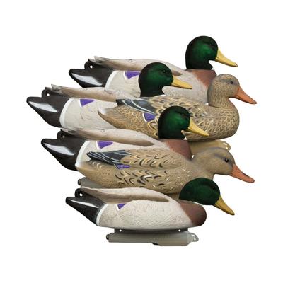 Higdon Outdoors Battleship Oversized Mallards Pack Flocked Heads 6 Pack 16034