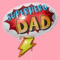 Moonpig Superhero Dad Shape Balloon