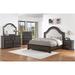 Red Barrel Studio® 3-1_Marya Upholstered Tufted Panel Bedroom Set Upholstered in Brown | 8 H x 82 W x 79.5 D in | Wayfair