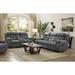 Red Barrel Studio® Wyvette 2 Piece Reclining Living Room Set Microfiber/Microsuede in Gray | 41 H x 84 W x 39 D in | Wayfair Living Room Sets