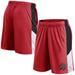 "Men's Fanatics Branded Red Toronto Raptors Practice Performance Shorts"