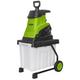 Broyeur de végétaux 2500W Bac 45L Coupe Branches 45mm Elagage Jardinage Taillage VITO - green