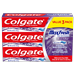 Colgate MaxFresh KnockOut Whitening Toothpaste with Mini Breath Strips Mint Fusion 6 Oz 3 Ct - 2 Pack