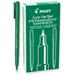 Pilot Extra Fine Point Permanent Markers Green Ink 12-Pack (44105)