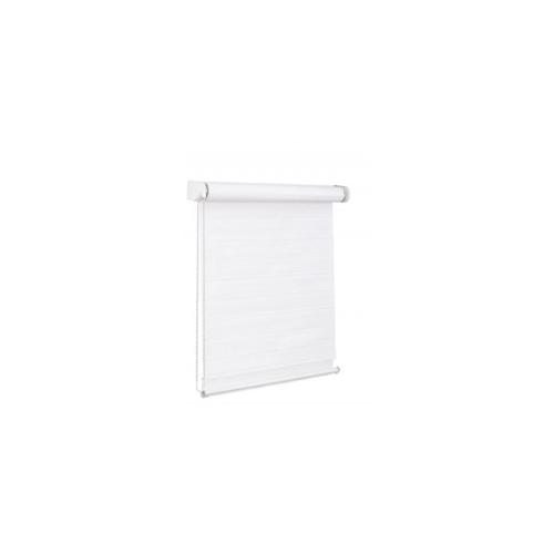 3D Fensterrollo - Neuheit - 120x150 cm weiss Doppelrollo