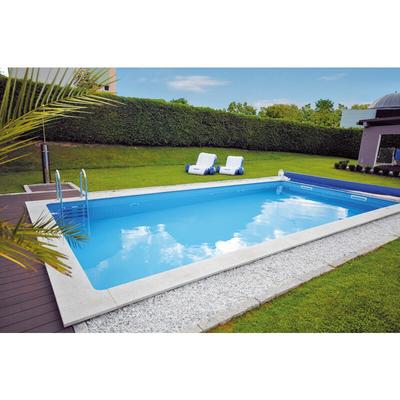 Styropor Pool Gran Canaria mit Edelstahlleiter 600 x 300 x 150 cm - Kwad