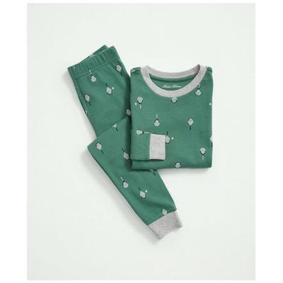 Brooks Brothers Kids Cotton Printed Pajama Set | G...