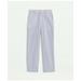 Brooks Brothers Boys Stretch Cotton Seersucker Pants | Blue/Ivory | Size 20