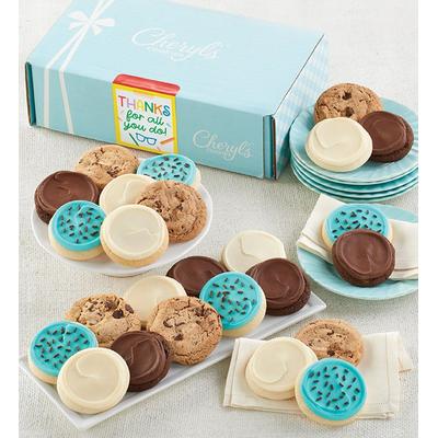 Thanks For All You Do Teachers Bow Gift Box - 24 by Cheryl's Cookies