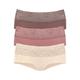 Panty VIVANCE Gr. 44/46, 3 St., bunt (rose, beere, mahagoni) Damen Unterhosen Spar-Sets