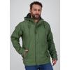 Regenjacke DEPROC ACTIVE "Friesennerz GANDER MEN", Herren, Gr. S (48), grün (dunkelgrün), Obermaterial: 100% Polyurethan; Futter: 100% Polyester, sportlich, Langarm mit Druckknopf, Jacken, auch in Großen Größen erhältlich