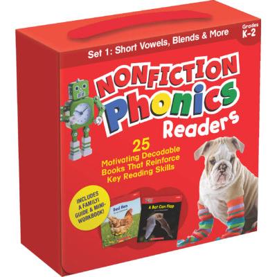 Nonfiction Phonics Readers SET 1: Short Vowels, Blends & More