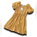 Lularoe Dresses | Lularoe Alina Nap Dress | Color: Gold/White | Size: Xl