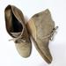 J. Crew Shoes | J. Crew Macalister Suede Lace Up Wedge Booties Size 8 | Color: Brown/Tan | Size: 8