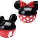 Disney Kitchen | Nwt Disney Mickey Mouse & Friends Minnie Ceramic Salt & Pepper Set Red/Black | Color: Black/Red | Size: Os