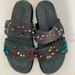 Free People Shoes | Nwot Free People Spellbound Footbed Sandals | Color: Black | Size: 7