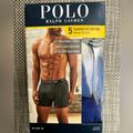 Polo By Ralph Lauren Underwear & Socks | New Men's "Polo Ralph Lauren" 5 Pairs Of Classic Fit Cotton Boxer Briefs | Color: Blue/Gray | Size: Xl