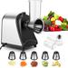 DreamDwell Home 250W 5-in-1 Electric Slicer Cheese Grater Vegetable Slicer Cutter Salad Make for Home Use Stainless Steel/Plastic | Wayfair