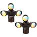 LEONLITE LED Dusk to Dawn Outdoor Security Flood Light w/ Motion Sensor (Pack of 2) in Brown | Wayfair F-56213