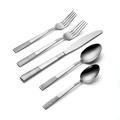 Oneida Paxton 42 Piece Everyday Flatware Set Stainless Steel in Gray | Wayfair H245042A