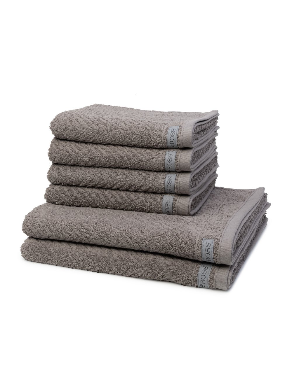 Ross Handtuchset 6-teilig Damen grau, ONE SIZE Image