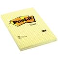 Post-it - Bloc repositionnable 100 feuilles 5x5 jaune 102 x 152 mm - jaune