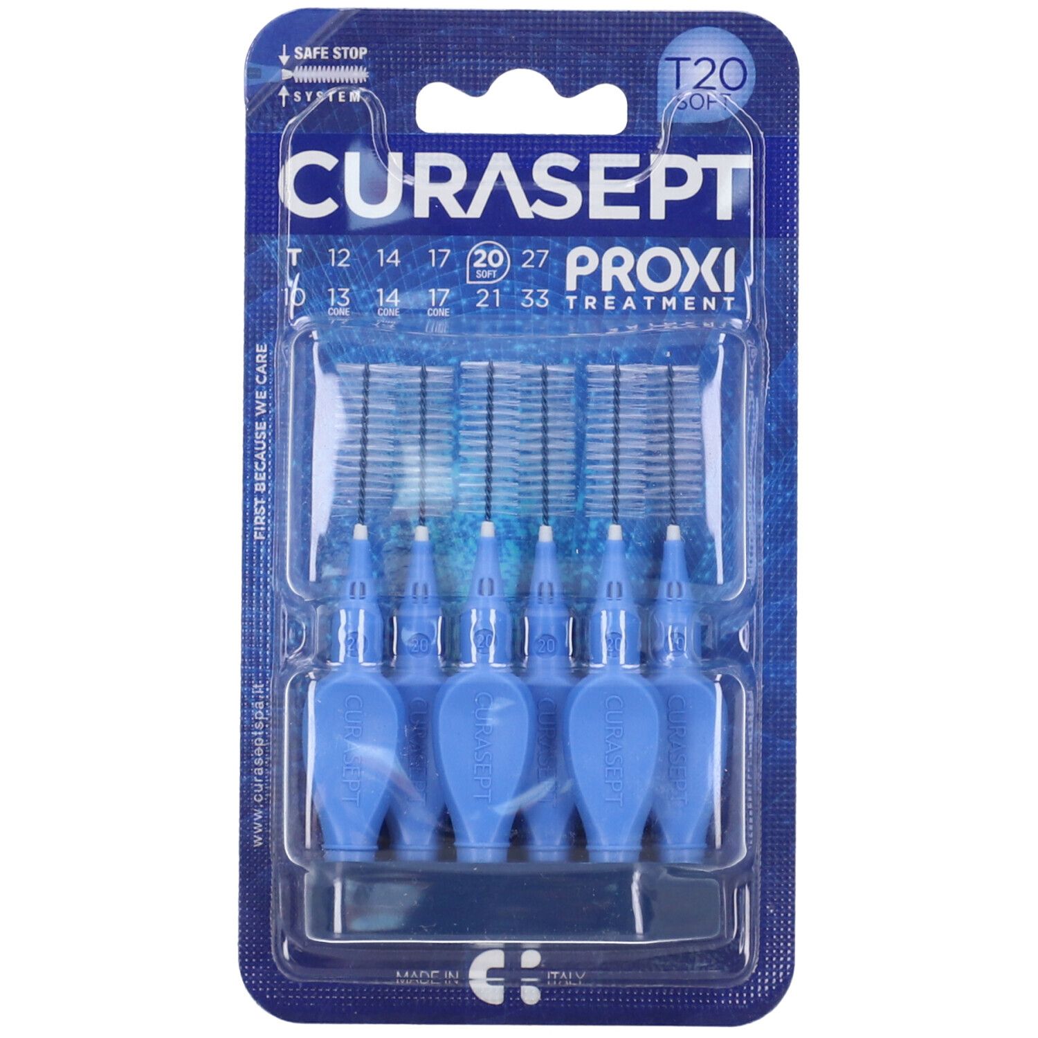 Curasept Proxi T20 Soft Blue 1 pz Spazzolino da denti