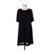 3.1 Phillip Lim Casual Dress - Shift: Black Solid Dresses - Women's Size X-Small