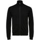 Strickjacke SELECTED HOMME "SLHBERG FULL ZIP CARDIGAN NOOS" Gr. S (44/46), schwarz (black) Herren Strickjacken