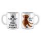 Personalised Keep Calm And Hug A Dogue De Bordeaux Novelty Gift Mug - Variation