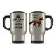 Personalised Keep Calm And Hug A Horse Travel Mug