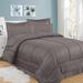 Sweet Home Collection Greek Key Embossed 8-Piece Bed in a Bag Set