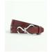 Brooks Brothers Men's Leather Hoof Pick Belt | Brown | Size 36