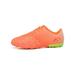 SIMANLAN Kids Soccer Cleats Men s Fashion Cleat Soccer Football Shoes Trainer Sneakers Boys Girls 27013 Orange Red 8.5