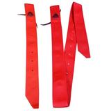 75AD Hilason Premium Single Nylon Cinch Tie Strap And Off Billet Set Red