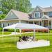 Zimtown 10 X 20 Outdoor Canopy Party Wedding Tent Gazebo Pavilion W/ No Sidewall White