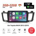 Car Radio Stereo for Toyota RAV4 2013-2018 10.1 Touchscreen Android 12 Support Carplay Android Auto/Navigation/Bluetooth/Radio/Video/Mirror Link/Steering Wheel Control/2G+32G Black